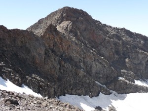 Cara norte del Picacho del Veleta, Sierra Nevada.